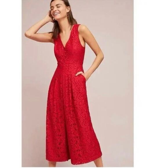 Anthropologie Pants - Anthropologie Moulinette Soeurs wide leg jumpsuit